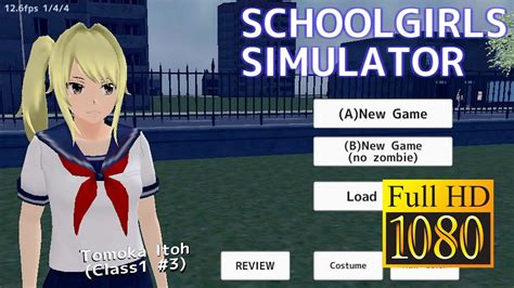 School Girls Simulator Game Review 1080p Official Meromsoft Simulation ...