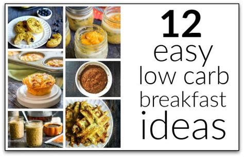 12 Easy Low Carb Breakfast Ideas to Grab and Go | My Life Cookbook ...