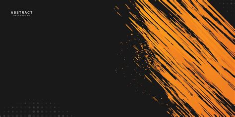 Black and orange abstract grunge background, orange dirty grunge ...