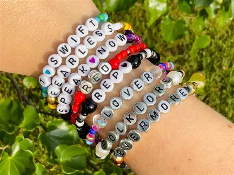 Taylor Swift Reputation Bracelet - Etsy