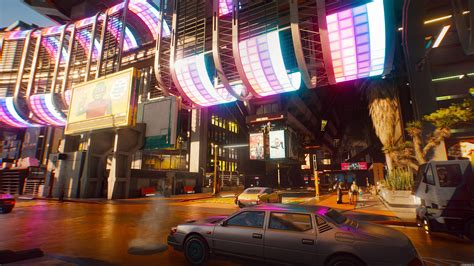 Cyberpunk 2077 4K Screenshots Show A Night City Full of Life