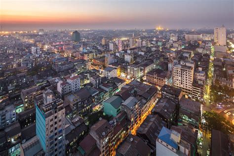 Download Yangon Evening Scene Wallpaper | Wallpapers.com