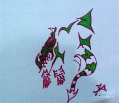 Bat Dragon Drawing by Paul Martin - Fine Art America