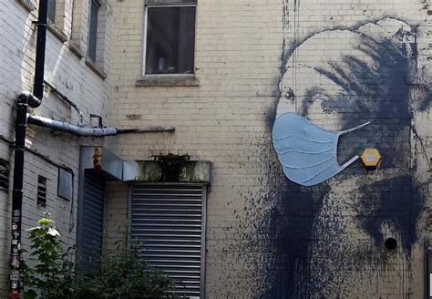 Banksy Updated With a Face Mask / Dispatch From Isolation # 32 | Brooklyn Street Art