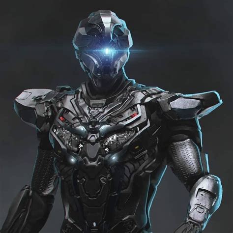 Anything/everything robotic or cybernetic | Futuristic armour, Iron man art, Robot