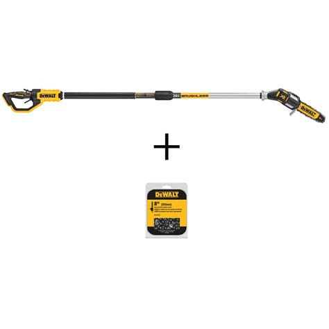 DEWALT 20V MAX 8in. Cordless Battery Powered Pole Saw, Tool Only (34 Link) DCPS620BW1DT608 - The ...