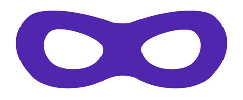 Superhero Mask Free Printable Purple Transparent Superhero Mask - Clip ...