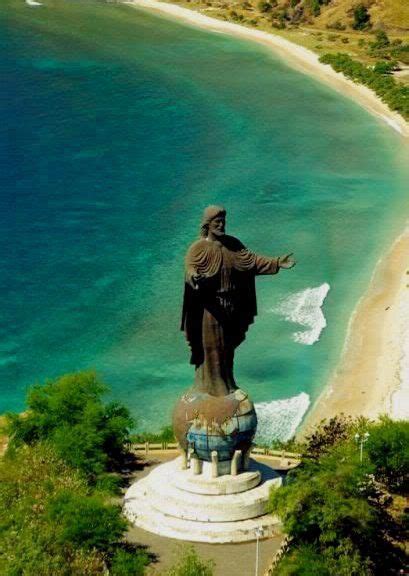 East Timor, Indonesia - Statue of Christ, the largest such statue in the world! | East timor ...