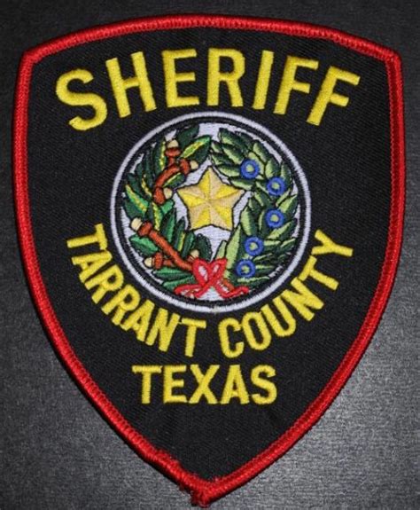 Tarrant County TX SO | Texas police, Police patches, Fire badge