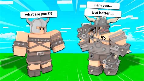 Abusing Players Using the New BARBARIAN in Roblox Bedwars... - YouTube