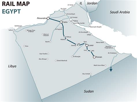 Egypt Train Map