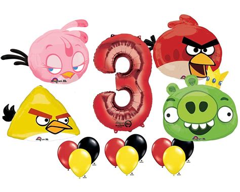 The Ultimate Angry Birds 3rd Birthday Party Supplies and Balloon ...