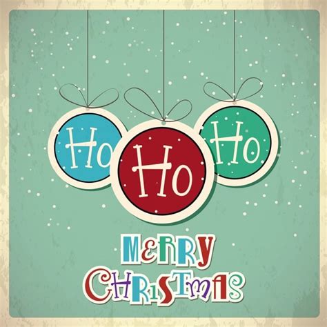 Free Vector | Ho ho ho, merry christmas