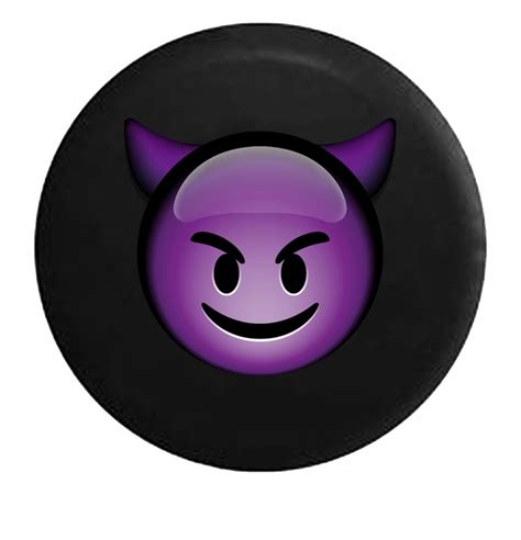 Purple Evil Text Emoji Devil Face Emojis De - Clip Art Library