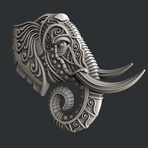 STL file Elephant・3D printer design to download・Cults