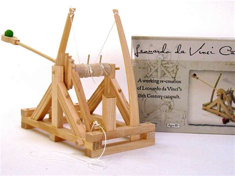 Leonardo Da Vinci Catapult Model Kit - GetdatGadget