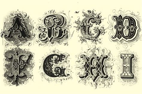 Inspiring Examples of Decorative Vintage Lettering | Victorian lettering, Vintage lettering ...