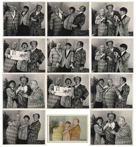 Lot Detail - Lot of 12 Glossy Photos With Moe, Curly Joe & Emil Sitka -- Circa 1970 -- 11 Photos ...