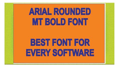 Arial Rounded MT Bold Font I Graphic Designing #coreldrawtuturial #logodesign - YouTube