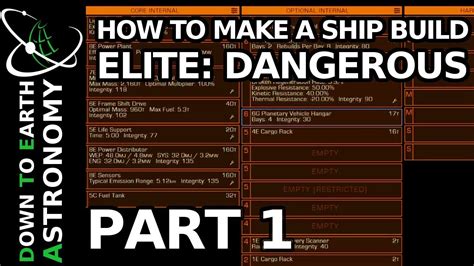 How to make a ship build - Part 1 | Elite: Dangerous - YouTube