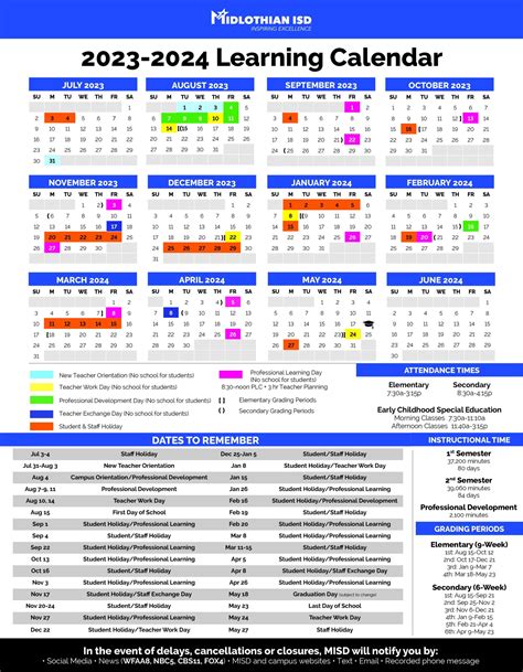 Midlothian ISD Approves Hybrid Calendar Instead Of Four Day Week ...