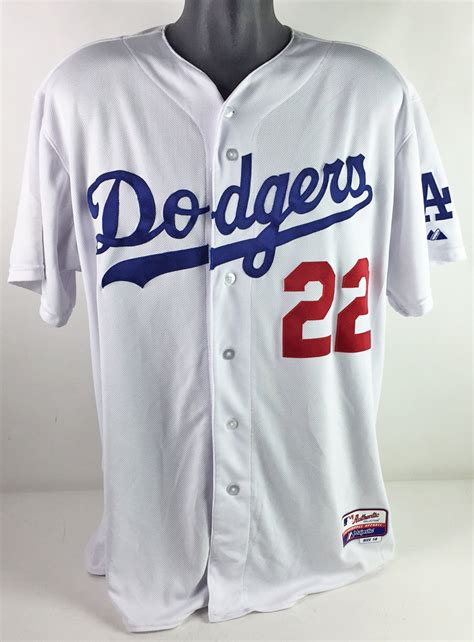 Lot Detail - 2014 Clayton Kershaw Game Worn LA Dodgers Jersey (Cy Young Season!)