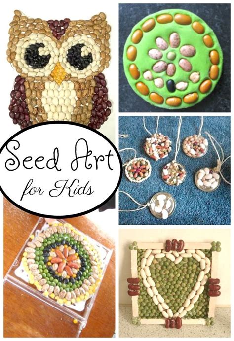 Seed Art Ideas for Kids! - How Wee Learn | Seed craft, Seed art for kids, Seed art