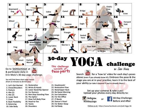 30-Day Yoga Challenge | 30-DAY YOGA CHALLENGE (starting September 1st ...