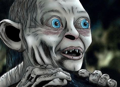 Gollum Digital Art by Alicia Schuurman - Fine Art America