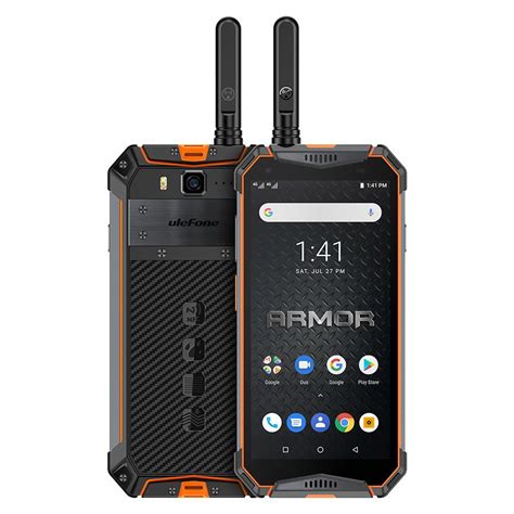 Ulefone Armor 3WT 5.7 Inch Walkie Talkie NFC IP68 IP69K Waterproof 6GB 64GB 10300mAh Helio P70 ...