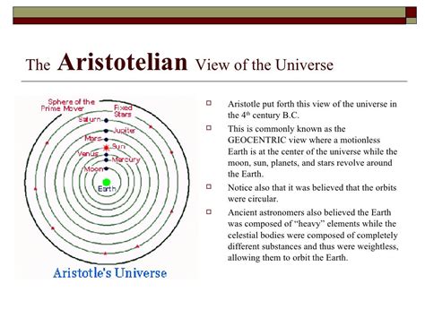 The Aristotelian View of the