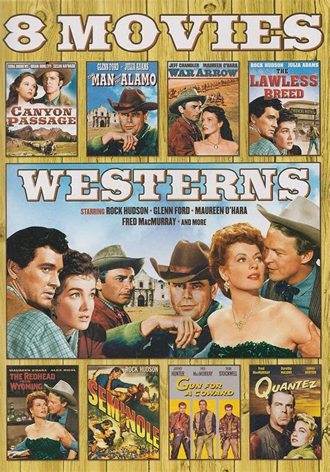 Amazon.com: 8 Movie Westerns: Canyon Passage / The Man From The Alamo / War Arrow / The Lawless ...