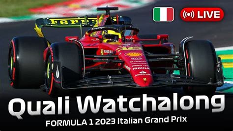 [LIVE] FORMULA 1 Italian Grand Prix 2023 - QUALIFYING Watchalong | Live ...