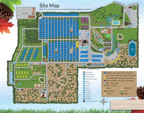 Resort Map - Normandy Farms Campground