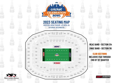 2023 Cricket Celebration Bowl Seating Map 2 - Cricket Celebration Bowl