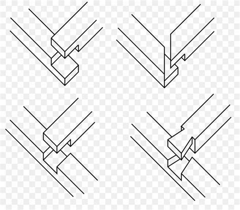 Lap Joint Woodworking Joints Carpenter, PNG, 1168x1024px, Lap Joint, Black And White, Building ...