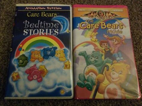 Care Bears VHS Lot of 2 - the Care Bears Movie & Care Bears Bedtime ...