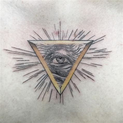 ·Gods Eye Tattoo· by Daniel Berdiel | Eye tattoo, Triangle tattoo, Tattoos