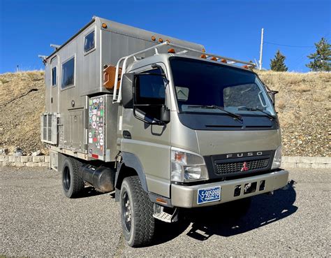 This Mitsubishi Fuso Box Truck Transformed Into a Badass 4x4 Overland Camper - autoevolution