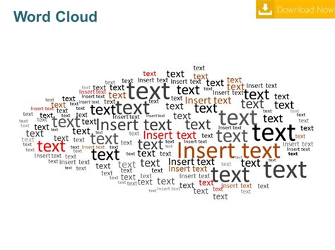 Unique Word Cloud PowerPoint Template