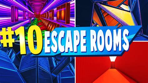 TOP 10 Best ESCAPE ROOM Maps In Fortnite | Fortnite Escape Room CODES - YouTube