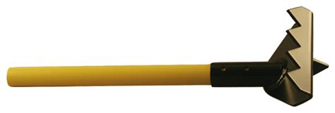 FLAMEFIGHTER- Dry Wall Hook- 4 Foot length-fiberglass with "D" Style Standard Handle-DWH04D