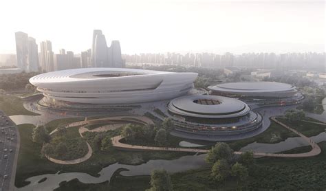 Zaha Hadid Architects' sports center shoots for sustainable design