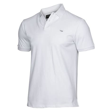 White golf shirt - Thomas and Benno