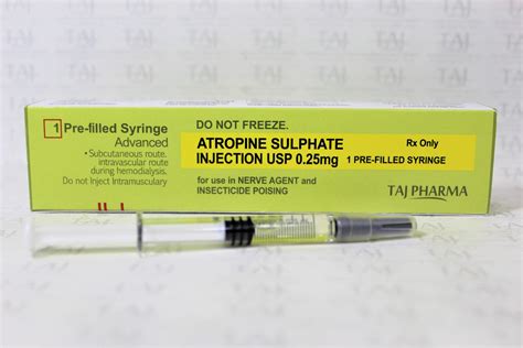 Atropine Sulphate Injection USP 0.25mg