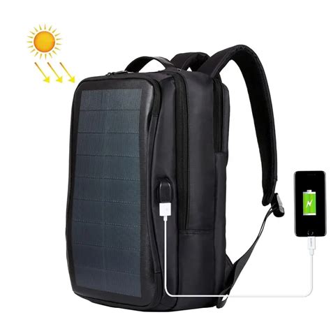 LJL HAWEEL Outdoor Solar Backpack Bags Flexible Solar Panel 14W Power ...