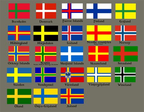 Nordic Countries Flags | Gamle kart, Infografikk, Skole