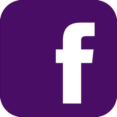 Download Facebook - Facebook Purple Icon Transparent PNG Image with No Background - PNGkey.com