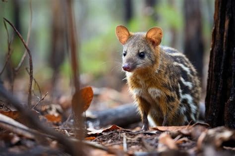 Premium AI Image | A quoll in the natural habitat