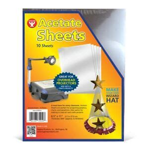 Hygloss Products Overhead Projector Sheets Transparency Plastic- A&C ...